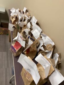 collection of brown bags
